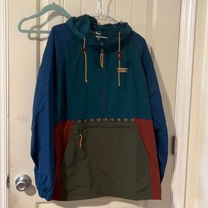 L.L. Bean NWOT colorblock anorak